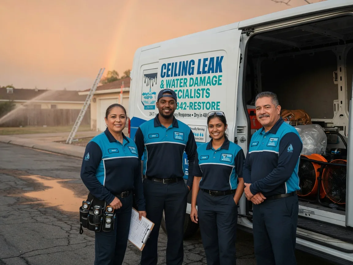 Ceiling Leak Cleanup company in Olga, WA