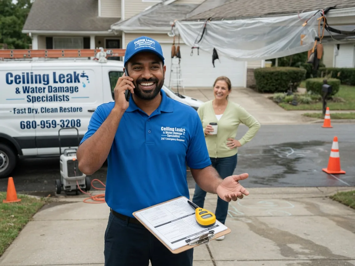 Ceiling Leak Cleanup Olga, WA FAQs